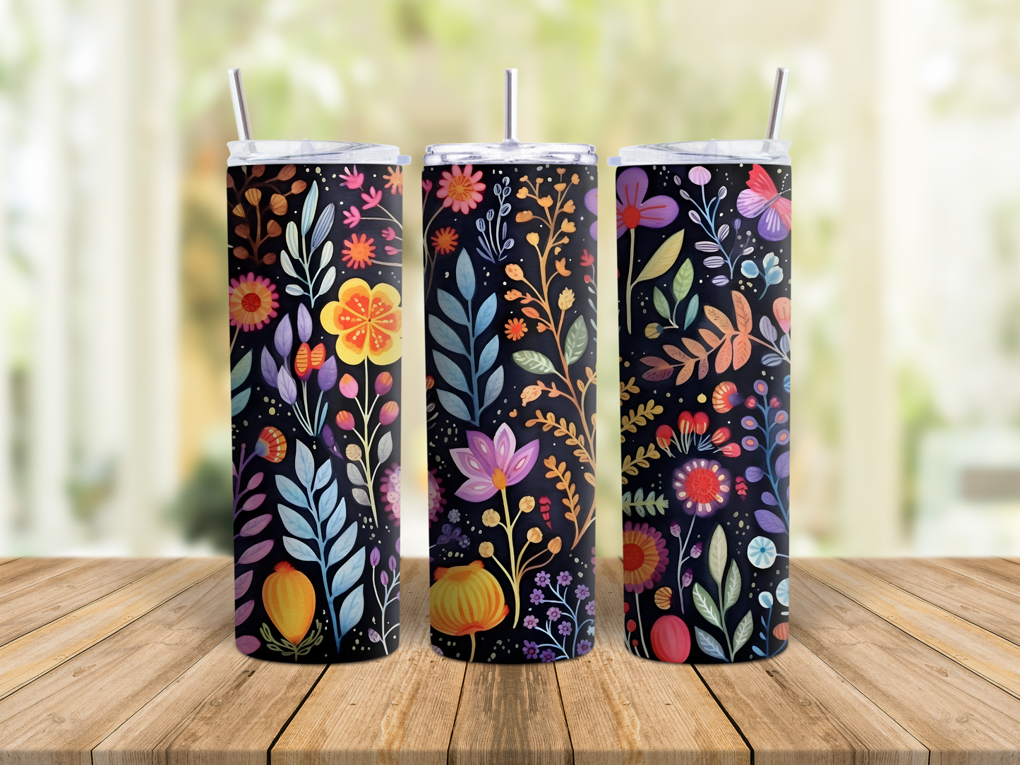 Flower Art - Tumbler