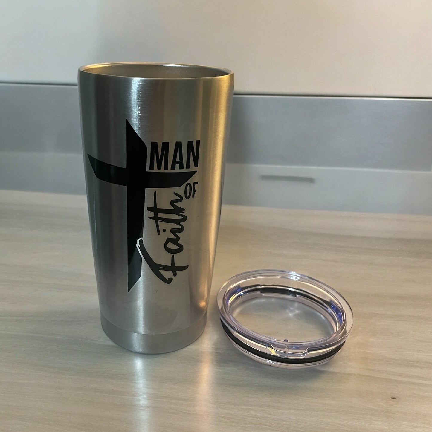 Man of Faith - 20oz Stainless Steel Tumbler