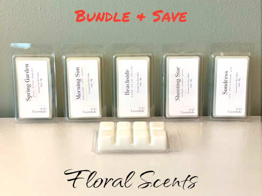 Floral Scented Wax Melts - Bundle & Save (Get all 5!)