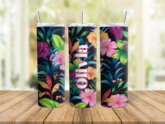 Flower Party - Tumbler (Personalize It!)