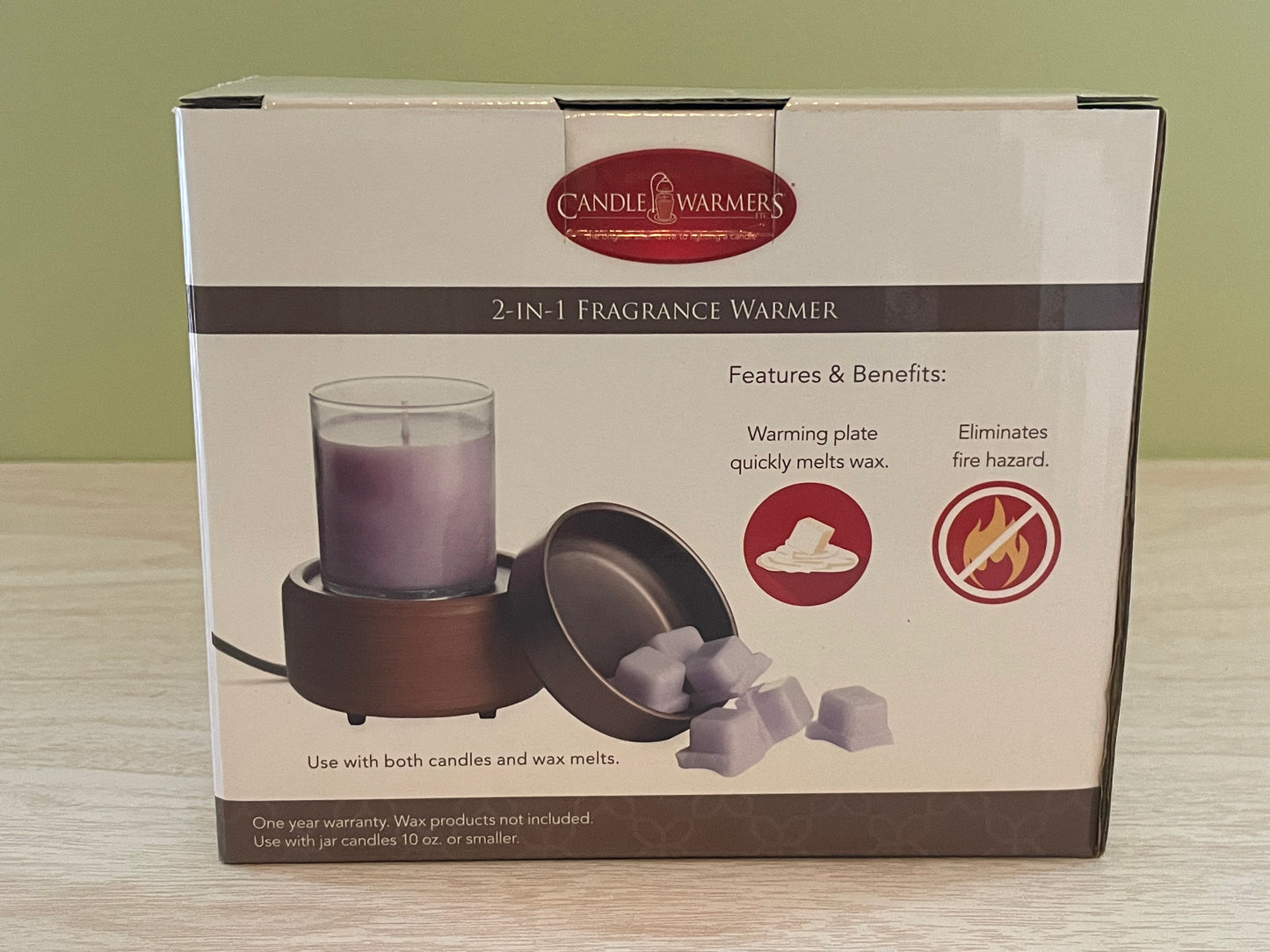 2 in 1 Bronze Wax Warmer
