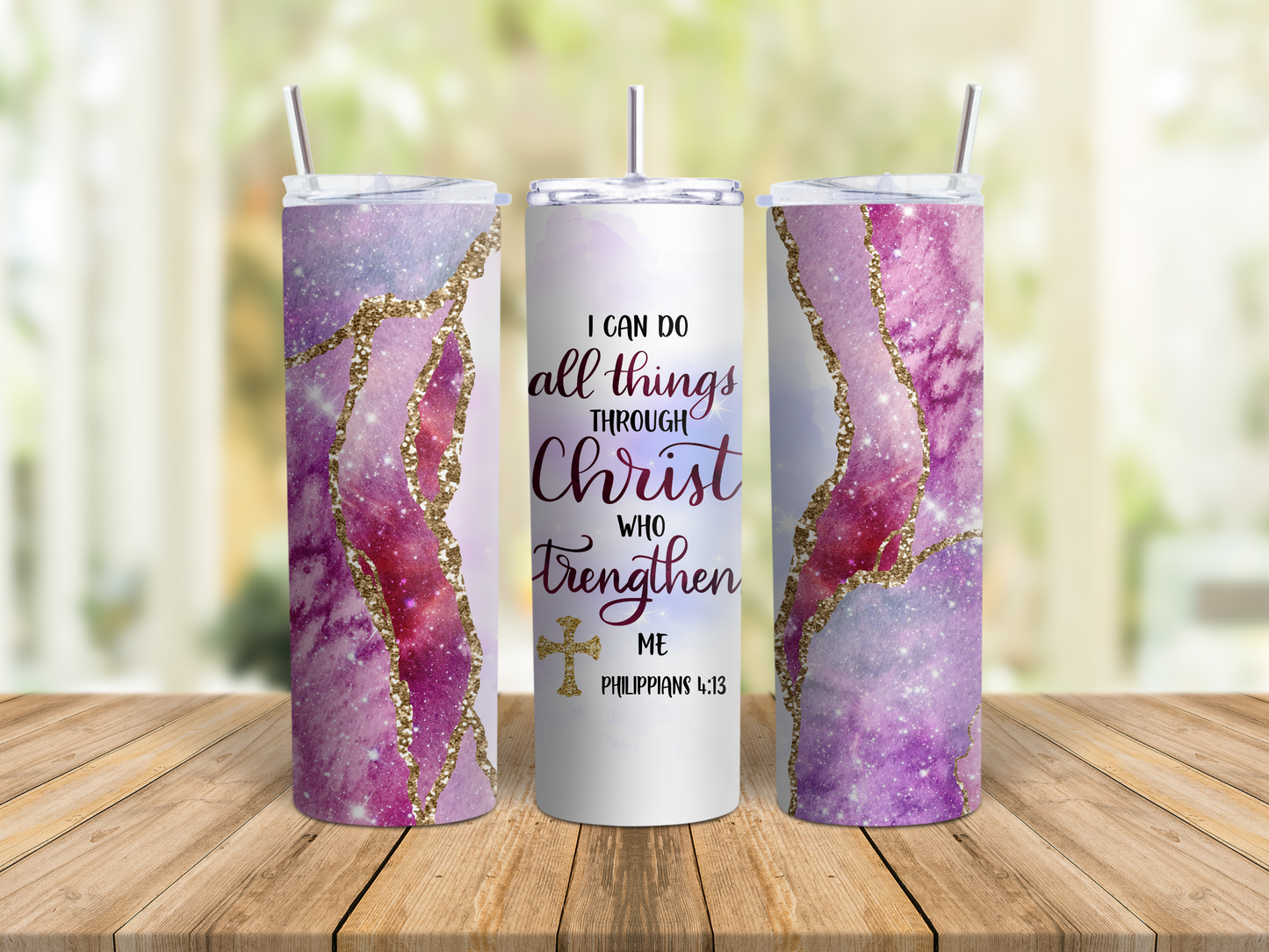 Philippians 4:13 - Tumbler