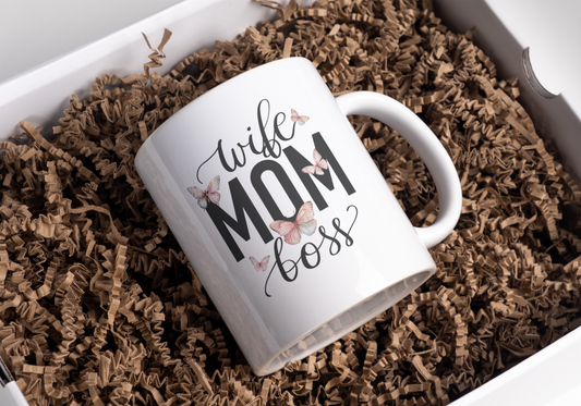 Wife, Mom, Boss - Mug