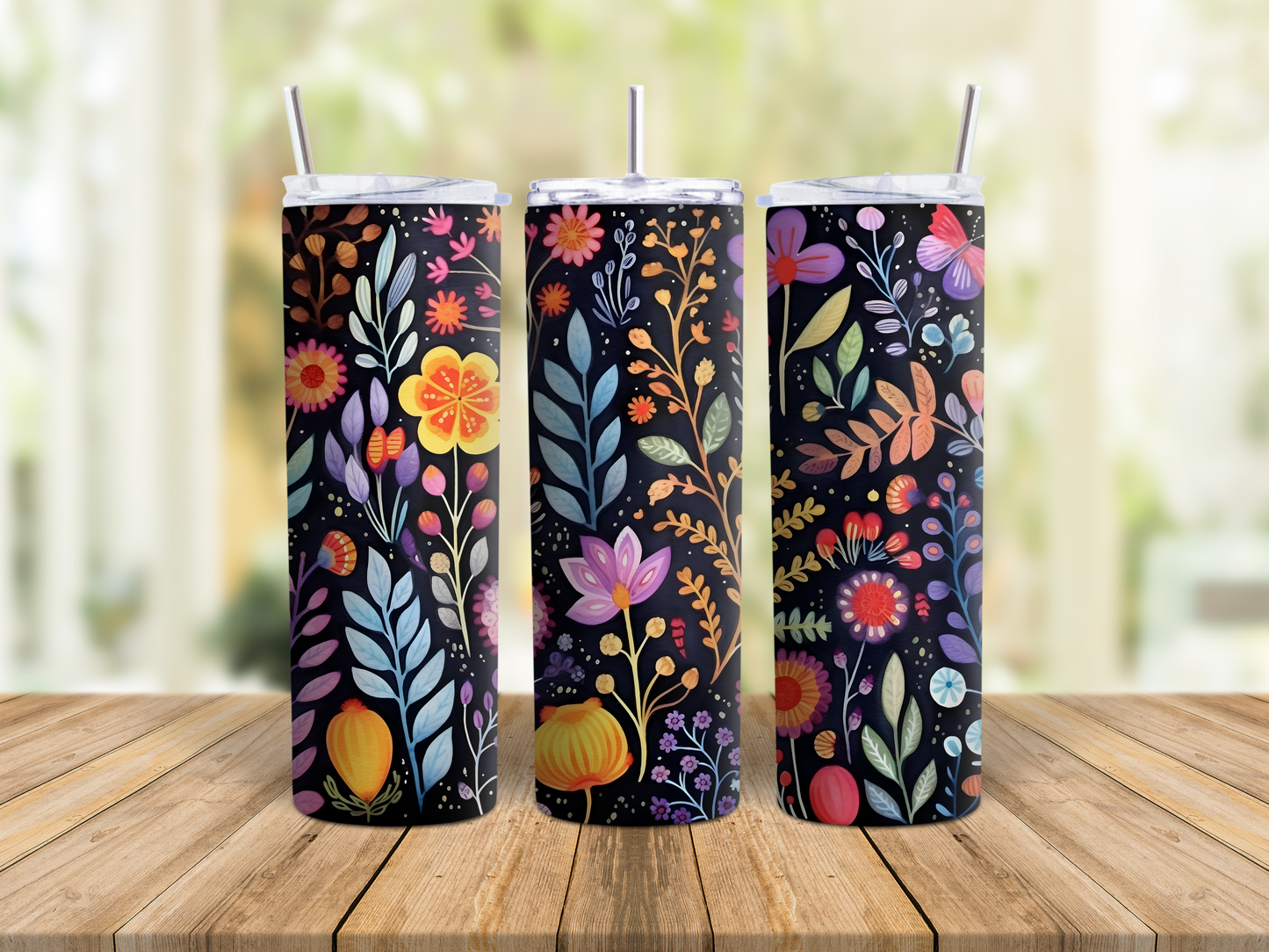 Flower Art  - Tumbler