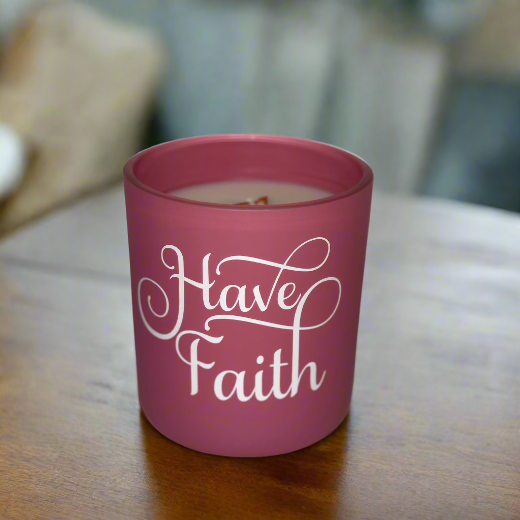 Have Faith - 12oz Scented Candle (Reusable)