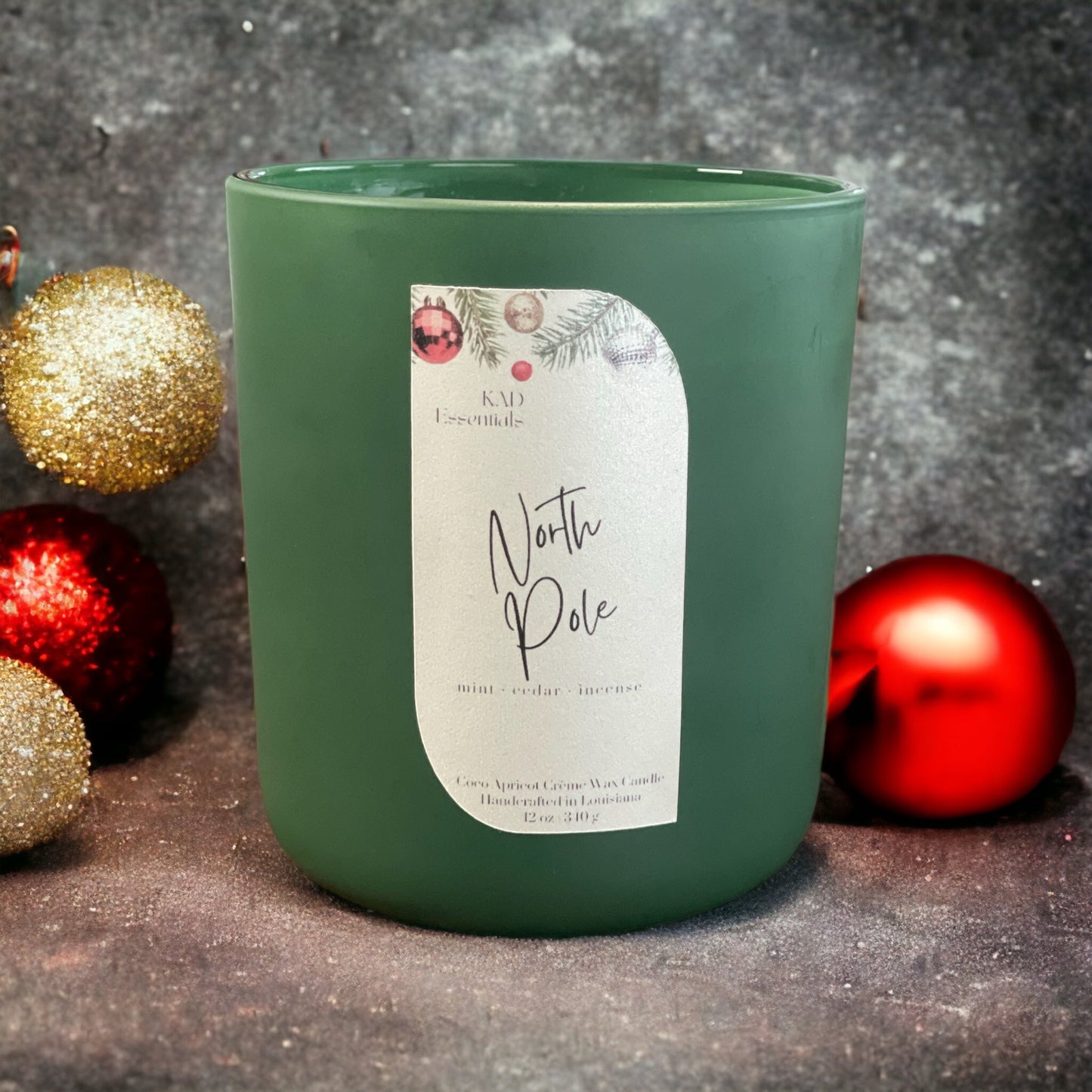 Holiday Pine & North Pole - (2)12oz Scented Candle (Reusable)