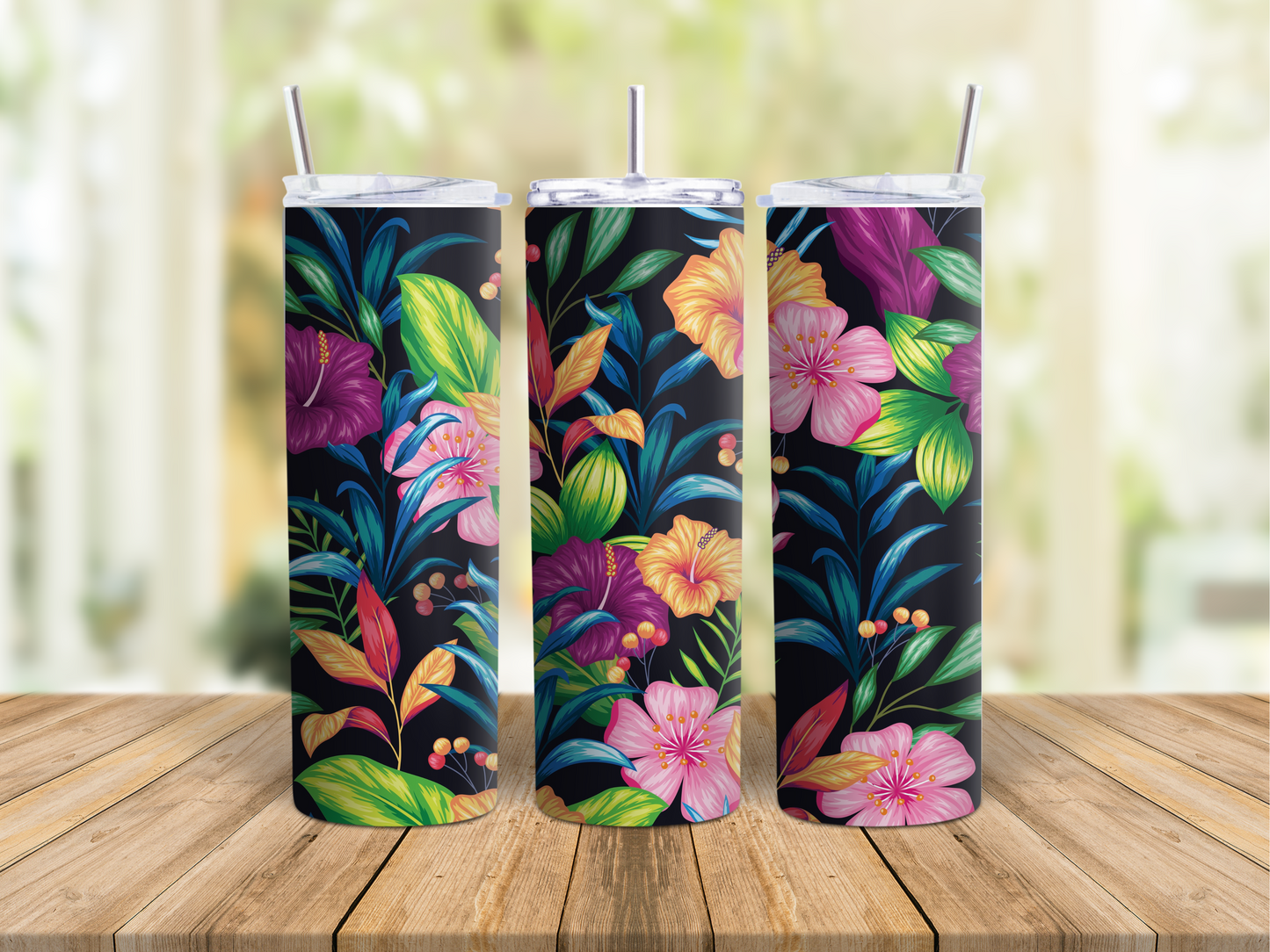 Flower Party - Tumbler (Personalize It!)