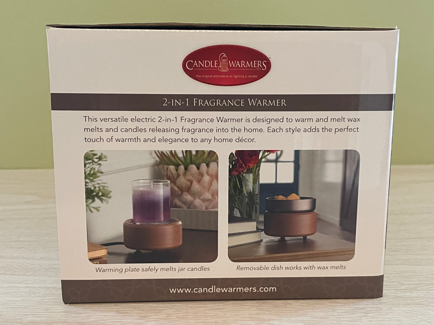 2 in 1 Bronze Wax Warmer